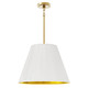 Robert Abbey - 495MDY - Four Light Pendant - Janet - Matte Gold Interior w/Modern Brass