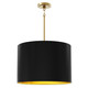 Robert Abbey - 496MOS - Four Light Pendant - Jack - Matte Gold Interior w/Modern Brass
