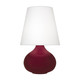 Robert Abbey - SM93 - One Light Accent Lamp - Small June - Sugar Plum Glazed Ceramic