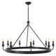 Robert Abbey - Z270 - Nine Light Chandelier - William - Deep Patina Bronze