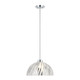 Varaluz - 1070P01LCH - One Light Pendant - Chroman Empire - Chrome