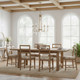 Barcelona Six Light Chandelier (270C06BK)