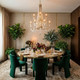 Barcelona Nine Light Chandelier (270C09BK)