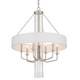 Varaluz - 270P06TR - Six Light Pendant - Barcelona - Transcend Silver