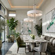 Barcelona Six Light Pendant (270P06TR)