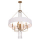 Varaluz - 270P09BK - Nine Light Pendant - Barcelona - Brass Kisser