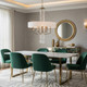 Barcelona Nine Light Pendant (270P09BK)