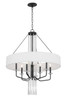 Varaluz - 270P09OX - Nine Light Pendant - Barcelona - Onyx