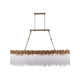 Varaluz - 309N12HG - 12 Light Linear Chandelier - Matrix - Havana Gold