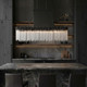 Matrix 12 Light Linear Chandelier (309N12MBFG)