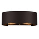 Varaluz - 323B02DBFG - Two Light Bath - Cannery - Dark Bronze / French Gold