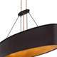 Cannery Five Light Linear Pendant (323N05DBFG)