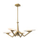 Varaluz - 530P04BK - LED Pendant - Down the Wrong Path - Brass Kisser
