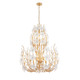 Varaluz - 558C12FG - 12 Light Chandelier - Petal Court - French Gold