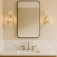 Petal Court Two Light Wall Sconce (558W02FG)