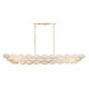Varaluz - 561N06FG - Six Light Pendant - High Tide - French Gold