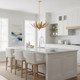 Zanara Three Light Pendant (563P03BK)