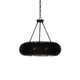 Varaluz - 569P06BL - Six Light Pendant - Urchin - Black