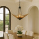 Aristocrat Six Light Pendant (570P06DBFG)