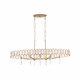 Varaluz - 572N08BK - Eight Light Pendant - Drama Club - Brass Kisser