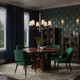 Rockford Eight Light Chandelier (576C08BG)