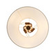 Rockford Three Light Semi-Flush Mount (576S03BG)