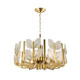 Varaluz - 577C08SB - Eight Light Chandelier - Brass Tax - Satin Brass