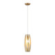 Varaluz - AC1070SG - One Light Pendant - Chroman Empire - Satin Gold