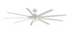 Fanimation - FPD8148MW-220 - 84Ceiling Fan - Odyn 84 - Matte White