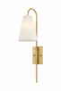 Corbett Lighting - 585-01-VB - One Light Wall Sconce - Limoges - Vintage Brass