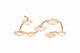 Corbett Lighting - 586-60-VGL - LED Semi Flush Mount - Kune - Vintage Gold Leaf
