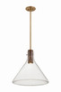 Hudson Valley - 1619-PBR - One Light Pendant - West Hill - Patina Brass
