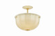 Hudson Valley - 3115-AGB - One Light Semi Flush Mount - Nevins - Aged Brass