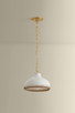 Southfields One Light Pendant (5314-AGB/CCP)