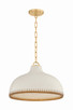 Hudson Valley - 5317-AGB/CCP - One Light Pendant - Southfields - Aged Brass