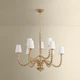 Calumet Nine Light Chandelier (6849-AGB)