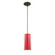 Access - 28033-3C-ORB/CLRD - LED Pendant - Glass'n Glass Cylinder - Oil Rubbed Bronze