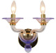 Crystorama - 9922-GD-AM - Two Light Wall Sconce - Stella - Gold