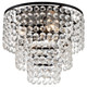 Crystorama - GAB-B7303-MK - Three Light Flush Mount - Gabrielle - Matte Black