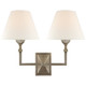 Visual Comfort Signature - AH 2320AN-L - Two Light Wall Sconce - Jane - Antique Nickel