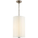 Visual Comfort Signature - BBL 5033PWT-S - Two Light Pendant - Perfect Pleat - Pewter