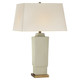 Visual Comfort Signature - CHA 8590ICO-NP - One Light Table Lamp - Khan - Coconut Porcelain