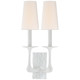 Visual Comfort Signature - CHD 2315PW-L - Two Light Wall Sconce - Gabriel - Plaster White