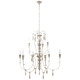 Visual Comfort Signature - SK 5003BW - Nine Light Chandelier - Michele - Belgian White