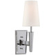 Visual Comfort Signature - TOB 2942PN-L - One Light Wall Sconce - Lyra - Polished Nickel and Crystal