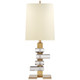 Visual Comfort Signature - TOB 3916HAB/CG-PL - One Light Table Lamp - Moreau - Hand-Rubbed Antique Brass and Crystal