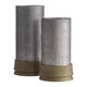 Arteriors - ACI10 - Hurricanes Set of 2 - Evelique - Antique Brass/Matte Antique Mercury