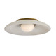 Arteriors - DFC37 - LED Flush Mount - Stella - White/Antique Brass