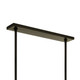 Vetrina Six Light Linear Chandelier (DLC49)