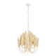 Arteriors - DSS05 - Three Light Chandelier - Kaia - Ivory/White